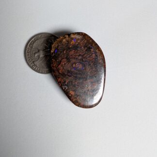 Australian Boulder Opal Free-Form Cabochon — $75