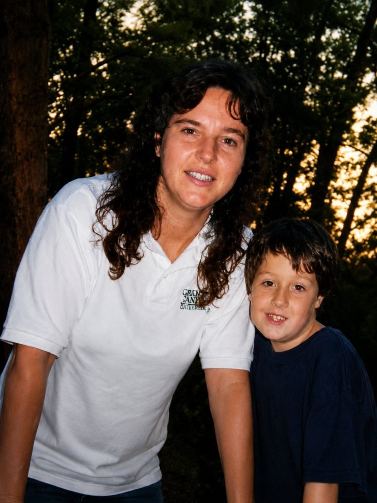 Aunt Annie and me, in the years when this all started.
